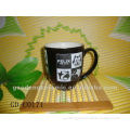 black and white coffee cups